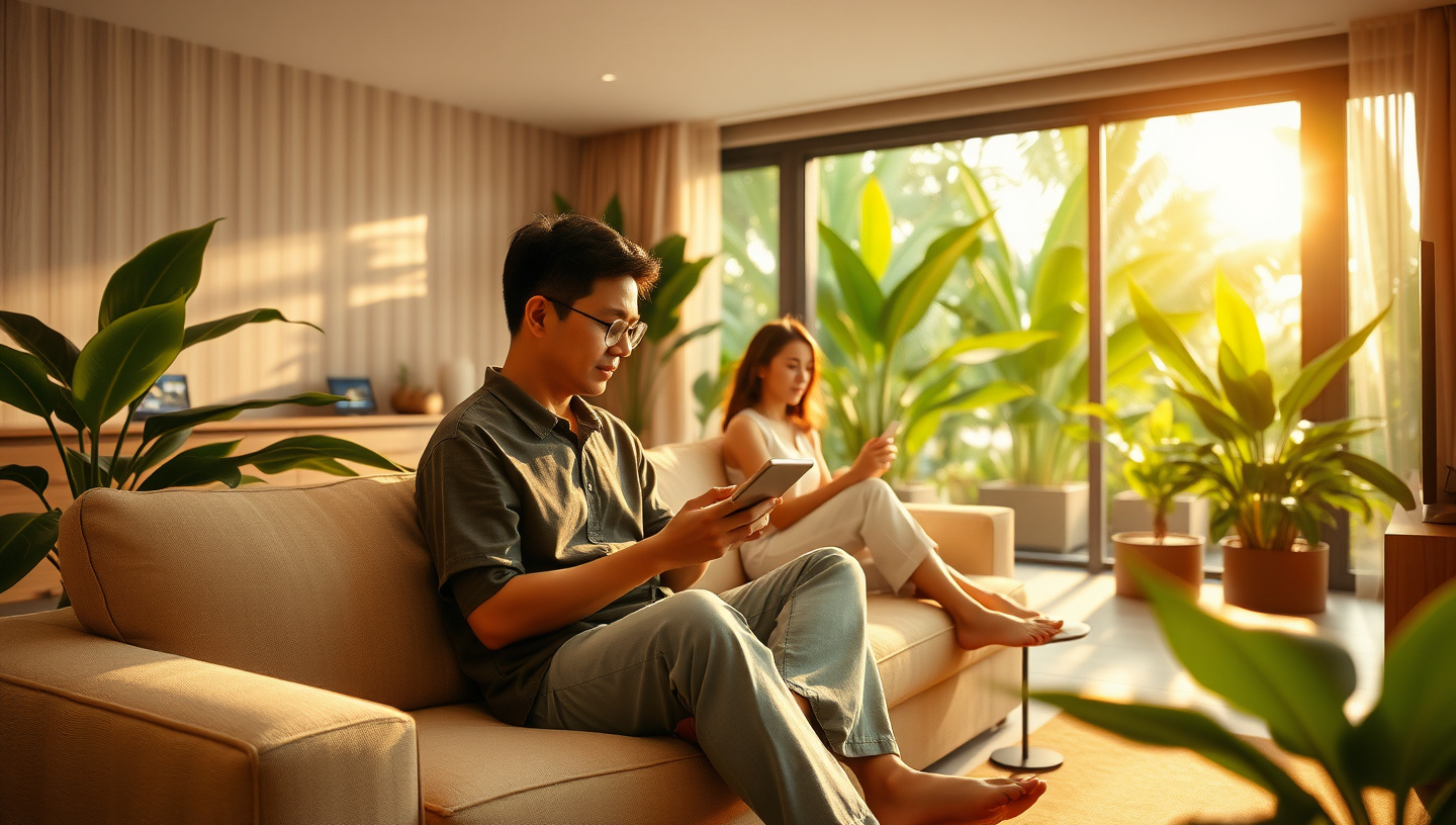 Smart Living TH lifestyle design consultation in a modern Thai home